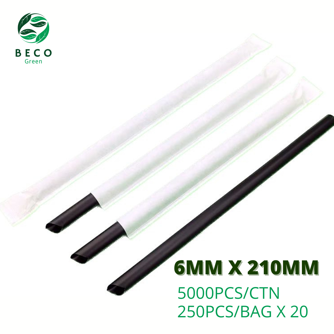 BECO Green Bamboo Fibre Juice Straws
