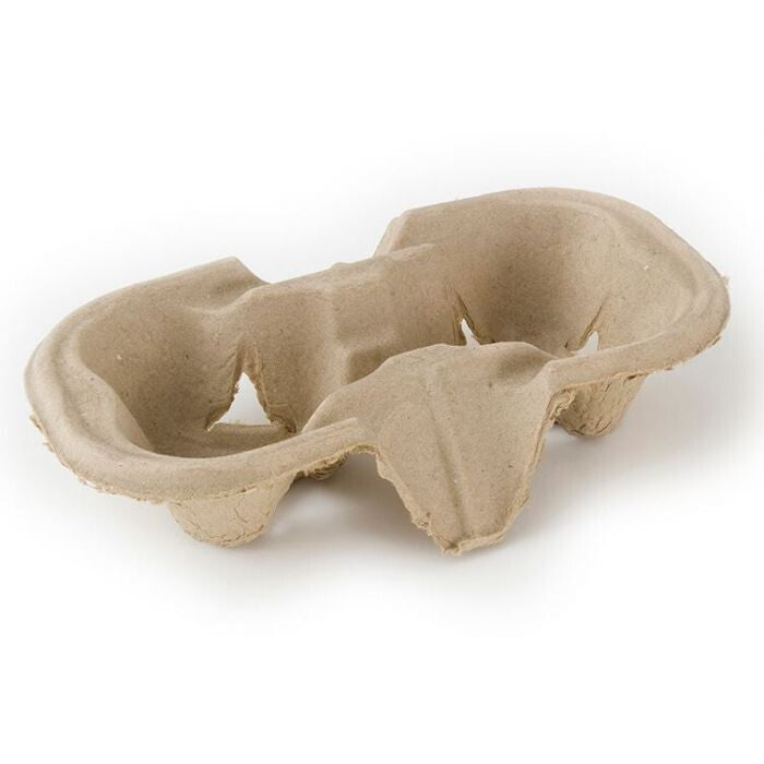 Moulded Pulp 2 Cup Carrier
