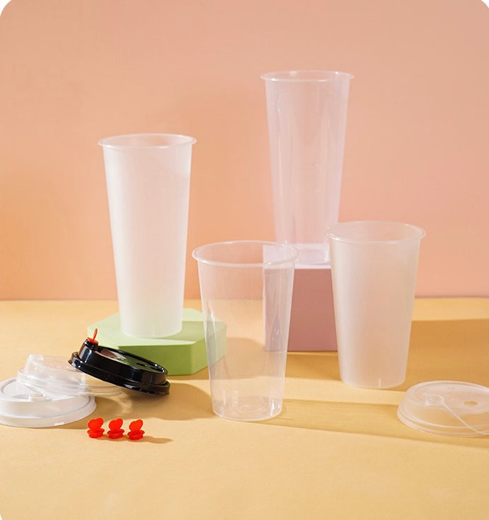 500ML Bubble Tea Hard Premium PP Cups